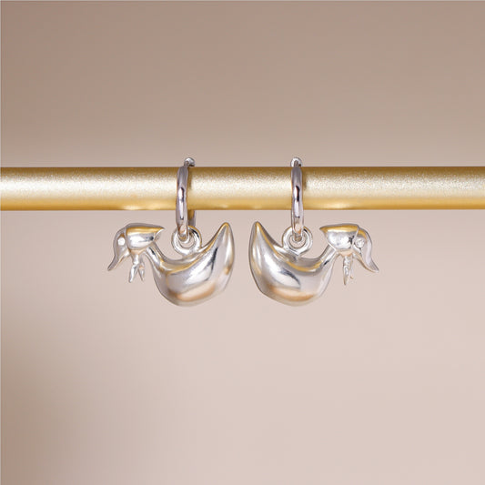 Foulard Duckling Hoop Earrings