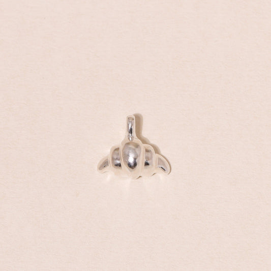 Freshly-Baked Croissant Charm Necklace