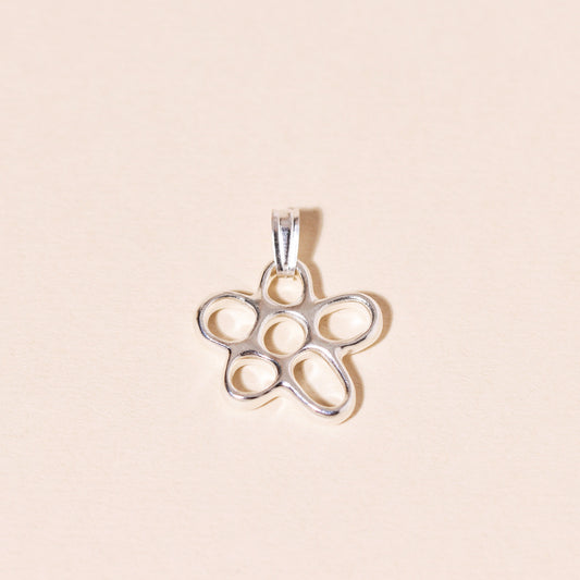 Hollow Flower Charm Necklace