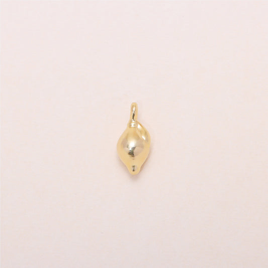 Lemon Charm Necklace 14K Solid Gold