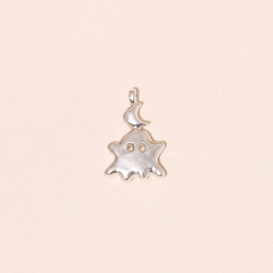 Little Moon Monster Charm Necklace