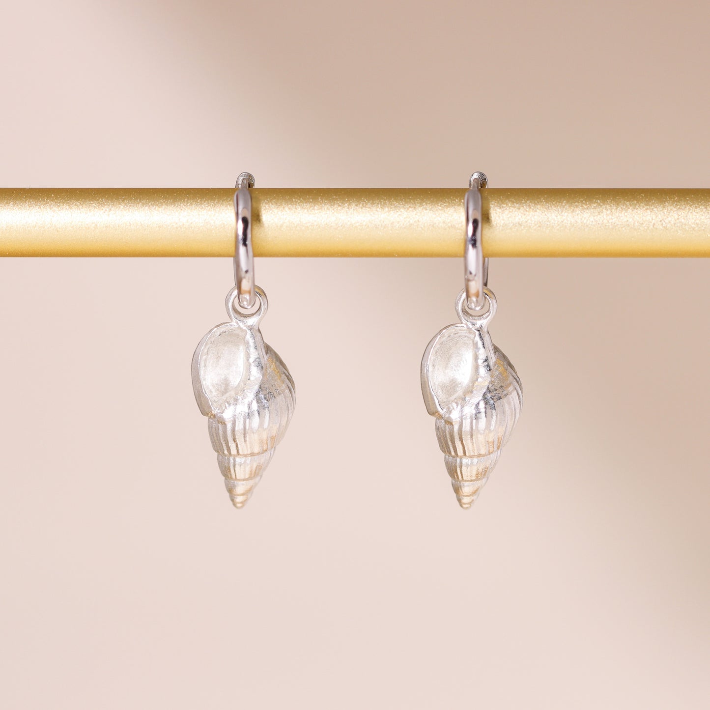Sea Shell Hoop Earrings