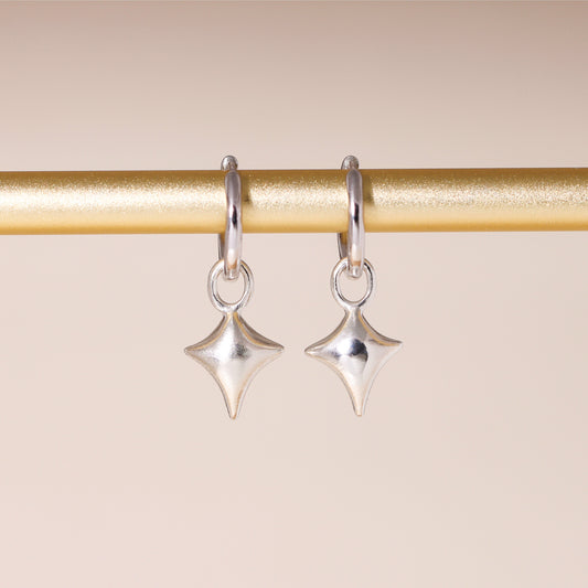 Little Star Hoop Earrings