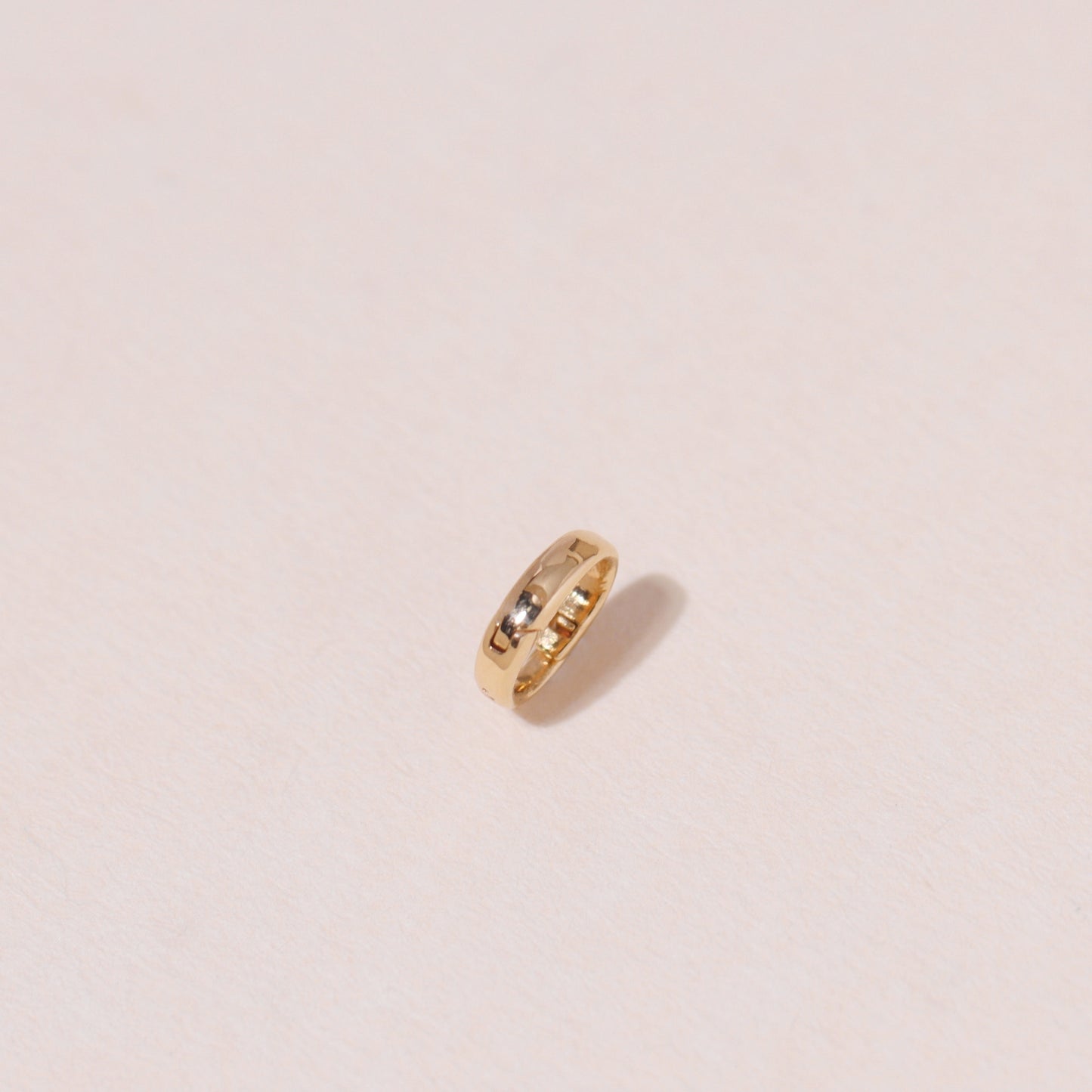 18K Solid Gold DIY Openable Small Charm Bail