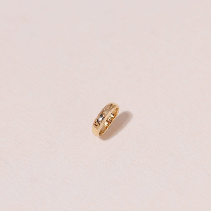 18K Solid Gold DIY Openable Small Charm Bail