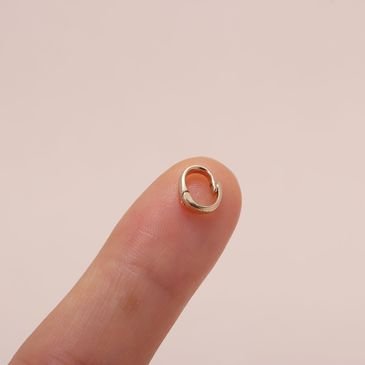 18K Solid Gold DIY Openable Charm Bail