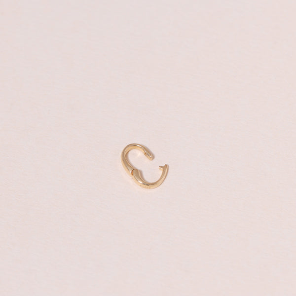 18K Solid Gold DIY Openable Charm Bail