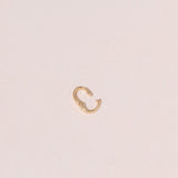 18K Solid Gold DIY Openable Small Charm Bail