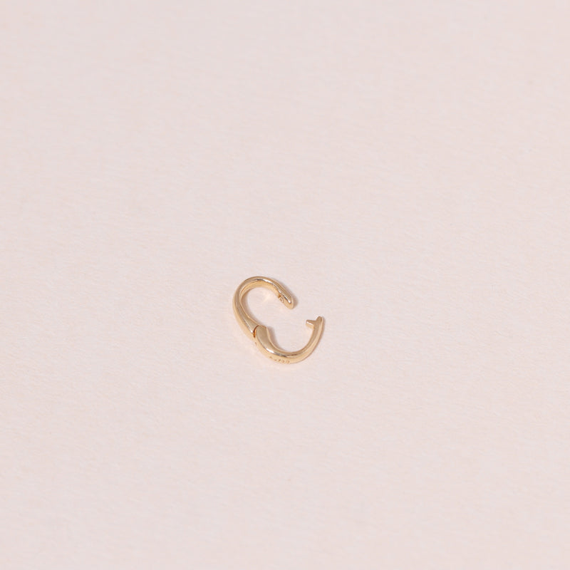 18K Solid Gold DIY Openable Small Charm Bail