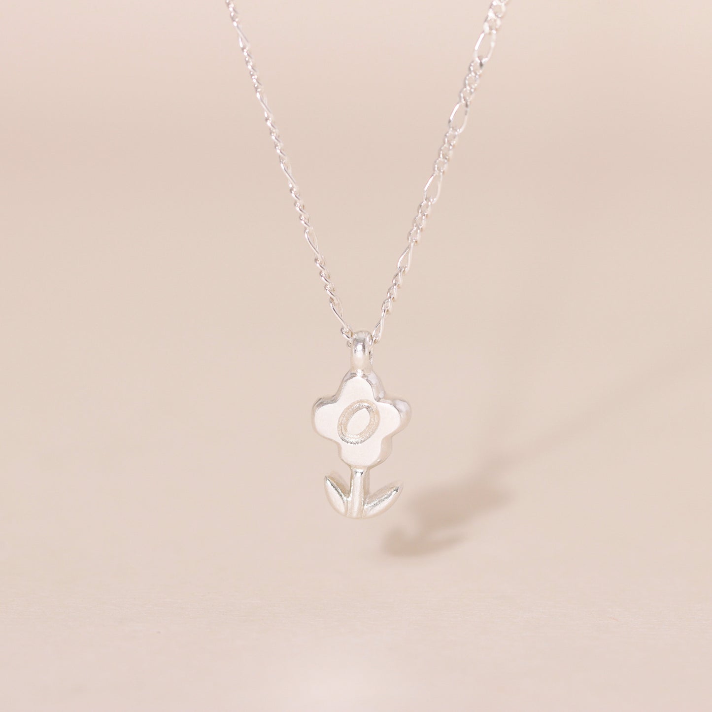 Blossoming Flower Charm Necklace