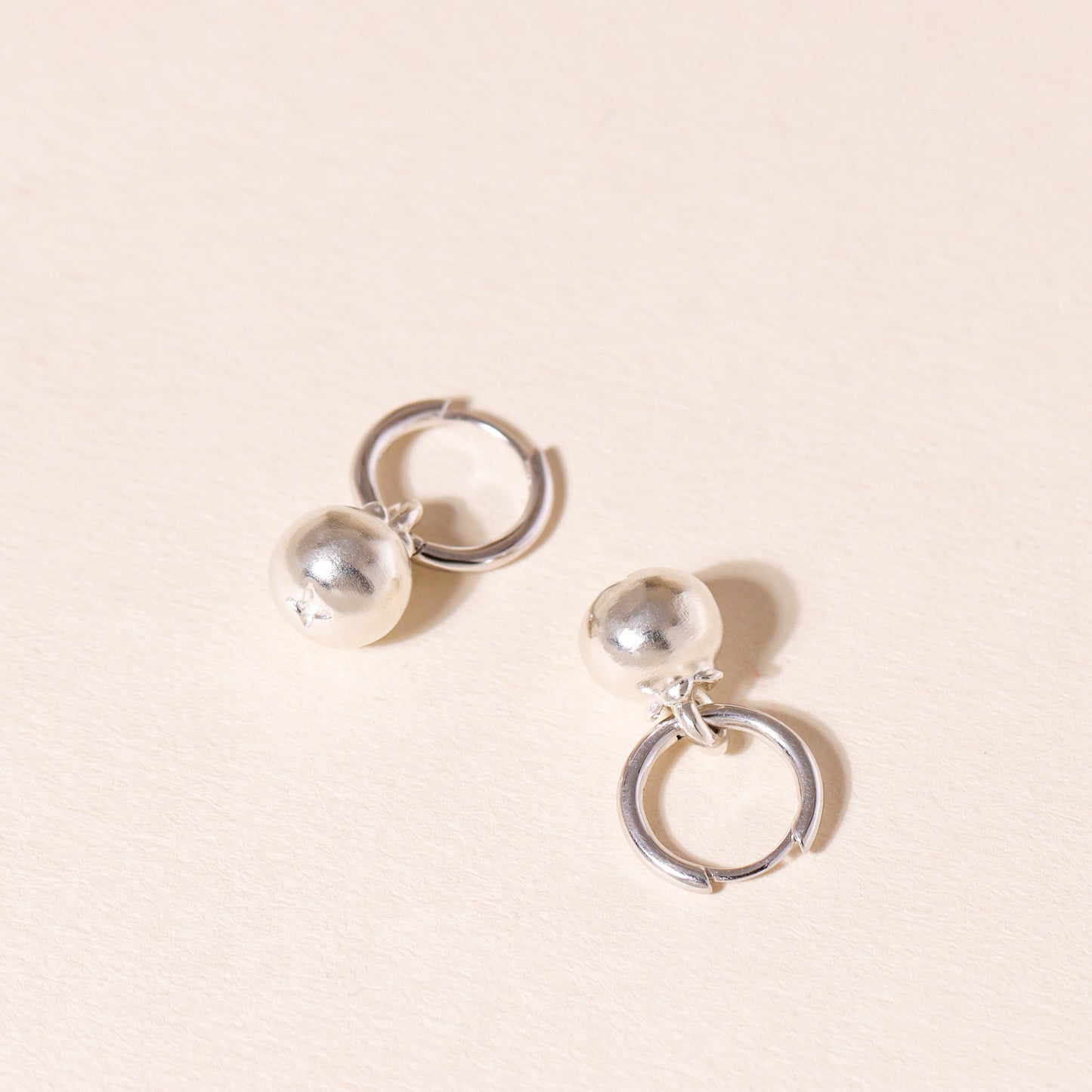 Blueberry Hoop Earrings