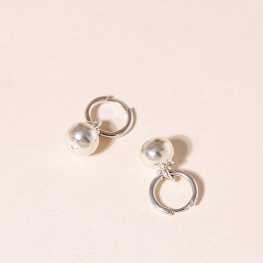 Blueberry Hoop Earrings