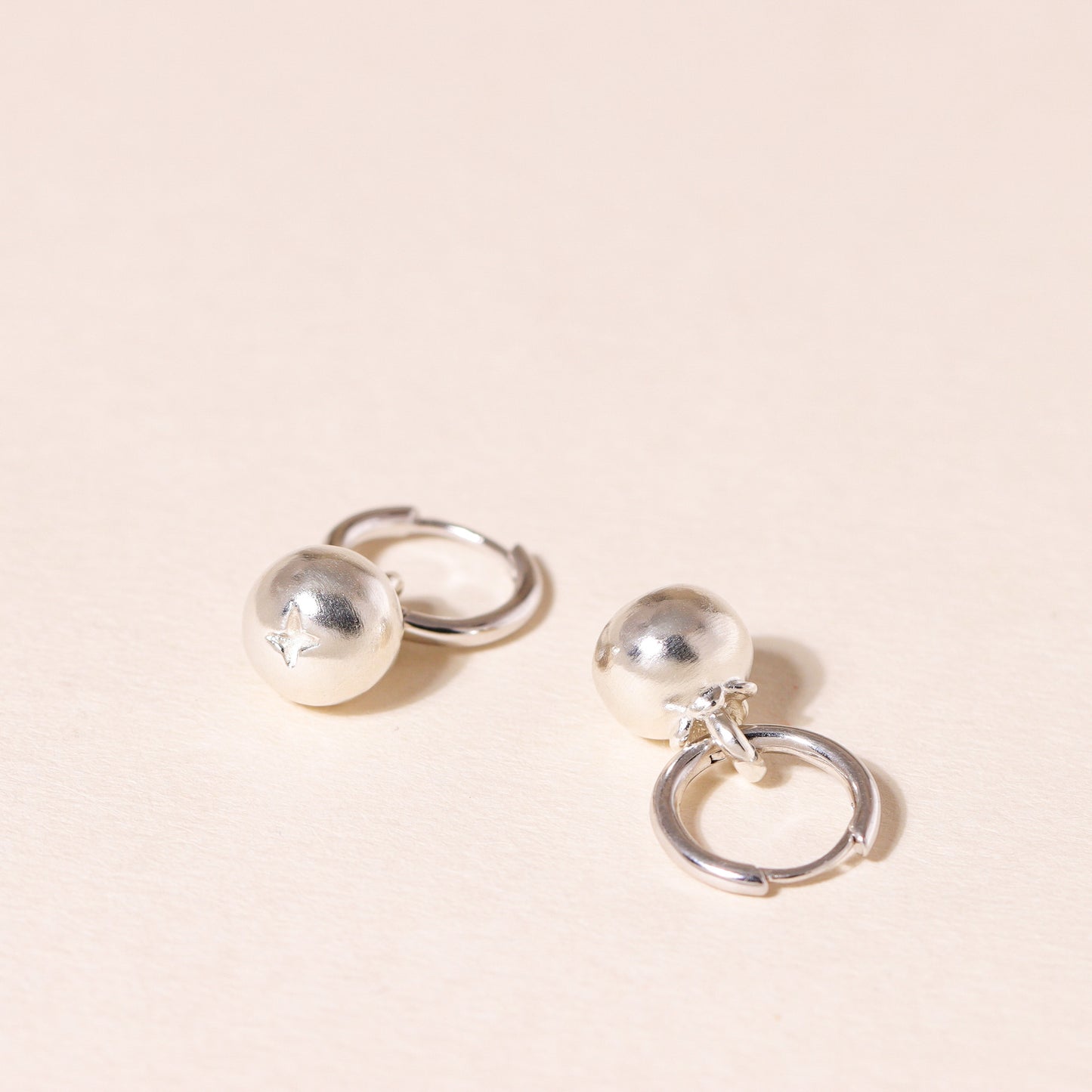 Blueberry Hoop Earrings