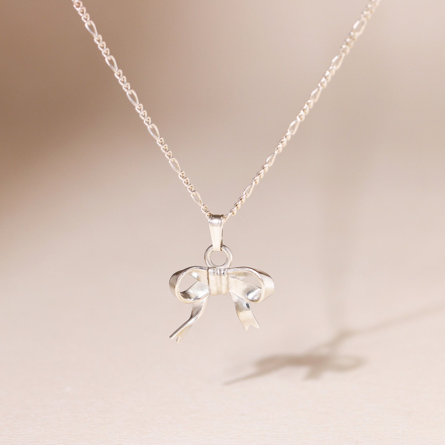 Bow Charm Necklace