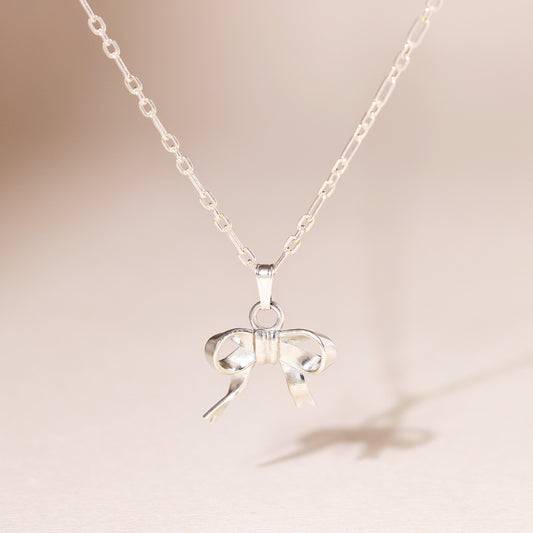 Bow Charm Necklace