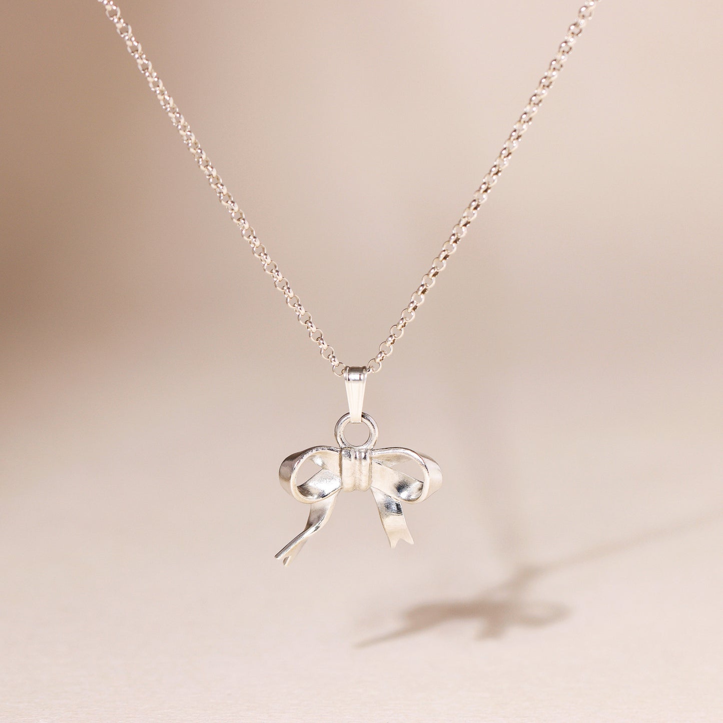 Bow Charm Necklace