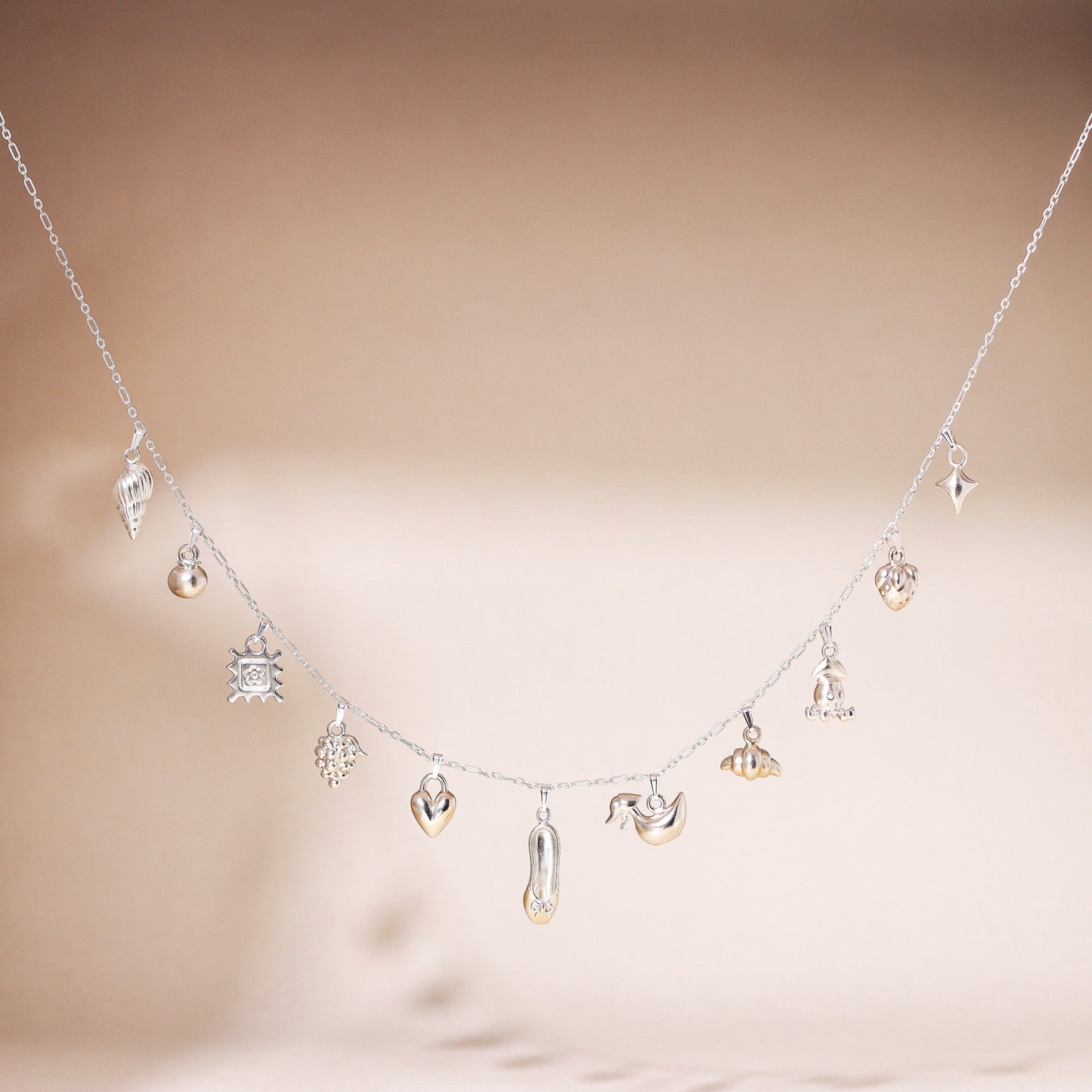 DIY Your Own Story Charm Necklace 925 Silver