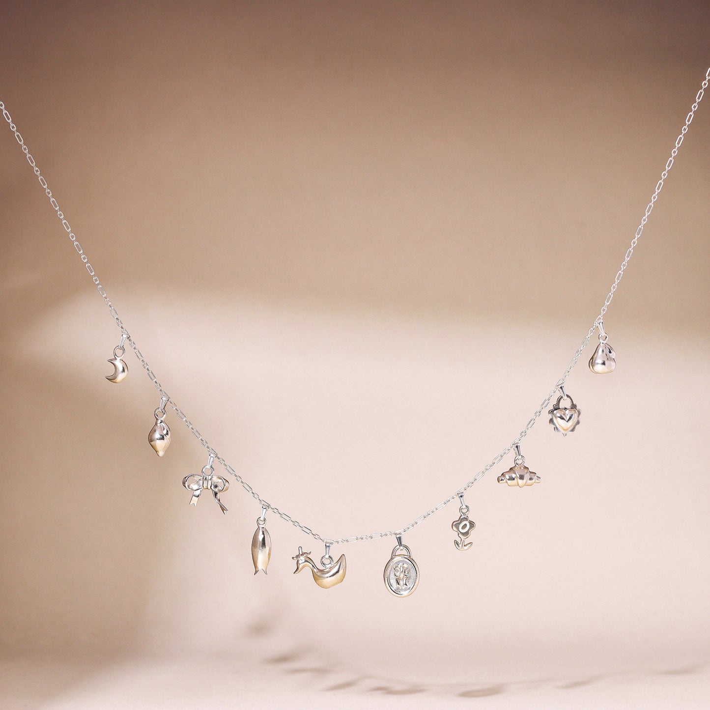 DIY Your Own Story Charm Necklace 925 Silver