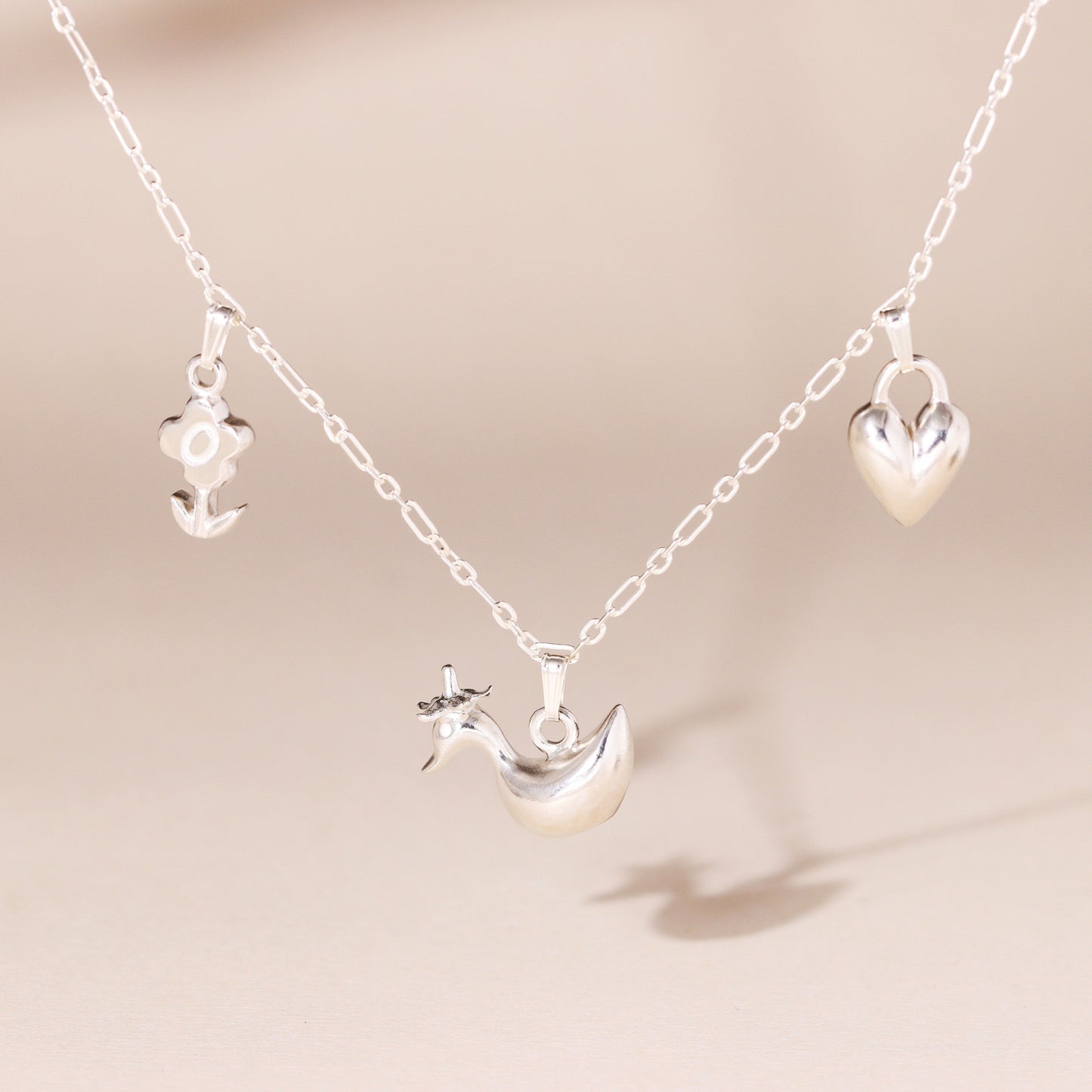 DIY Your Own Story Charm Necklace 925 Silver