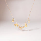 18K Solid Gold DIY Openable Small Charm Bail