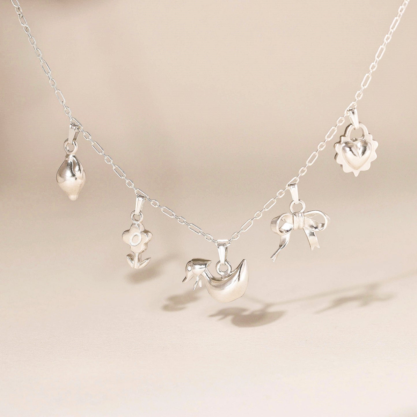 DIY Your Own Story Charm Necklace 925 Silver