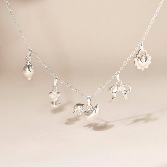 DIY Your Own Story Charm Necklace 925 Silver