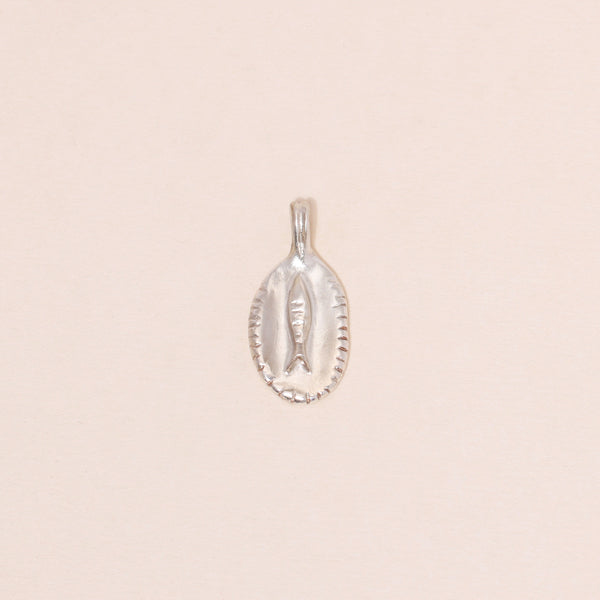 Fish in Plate Charm Necklace