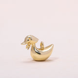 Foulard Duckling Hoop Earrings 14K Solid Gold