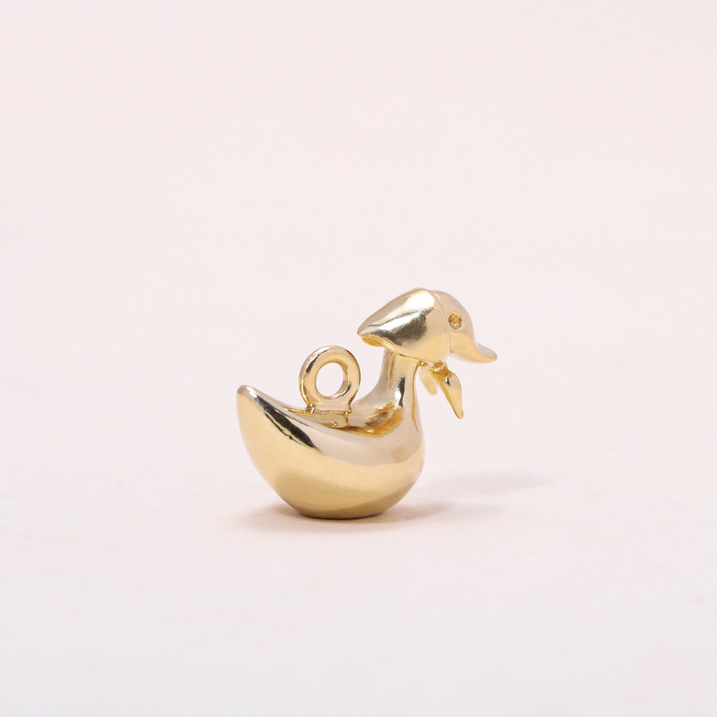 Foulard Duckling Hoop Earrings 14K Solid Gold