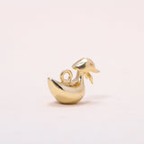 Foulard Duckling Hoop Earrings 14K Solid Gold