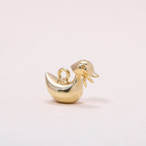Foulard Duckling Hoop Earrings 14K Solid Gold