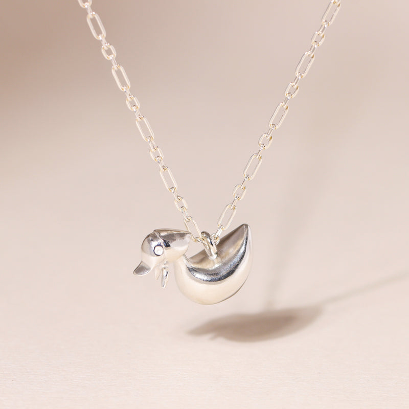Foulard Duckling Charm Necklace