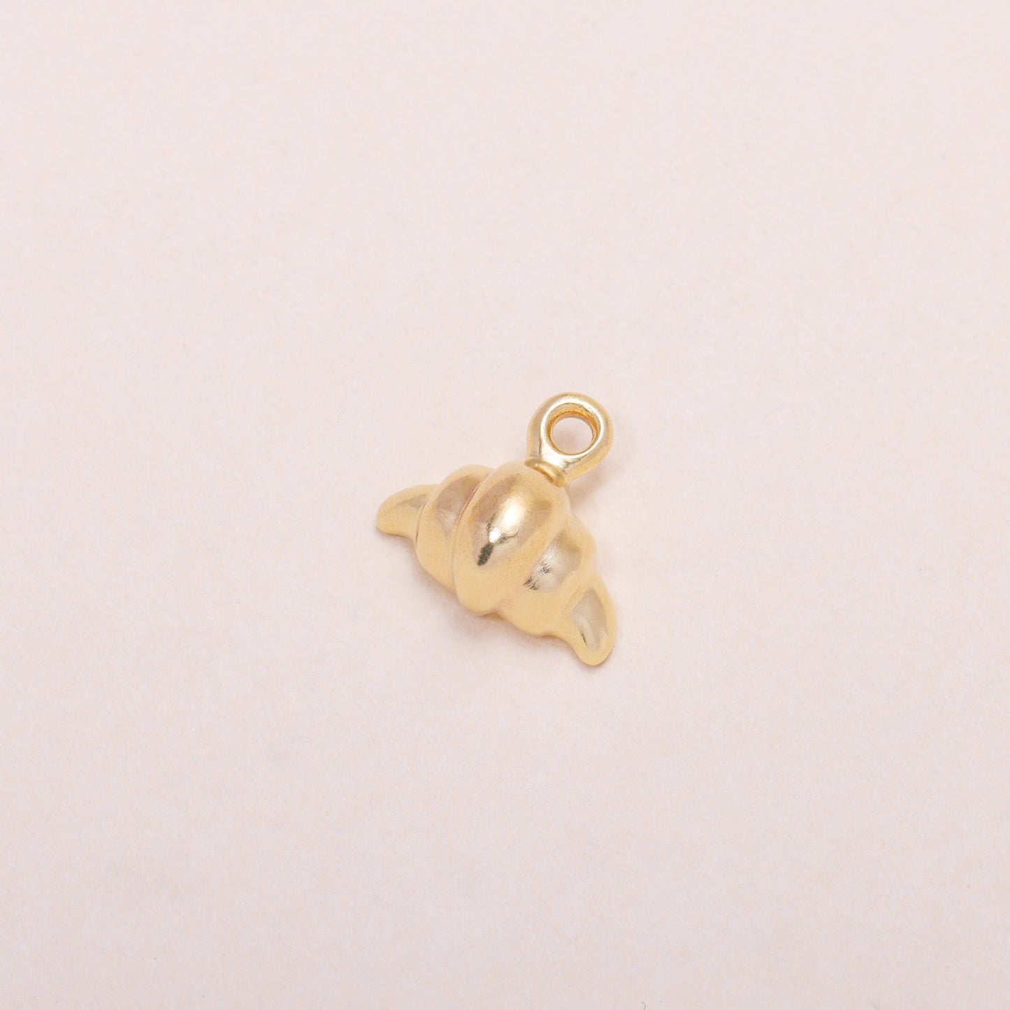 Freshly-Baked Croissant Hoop Earrings 14K Solid Gold