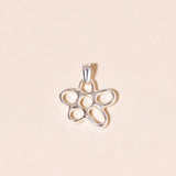 Hollow Flower Charm Necklace