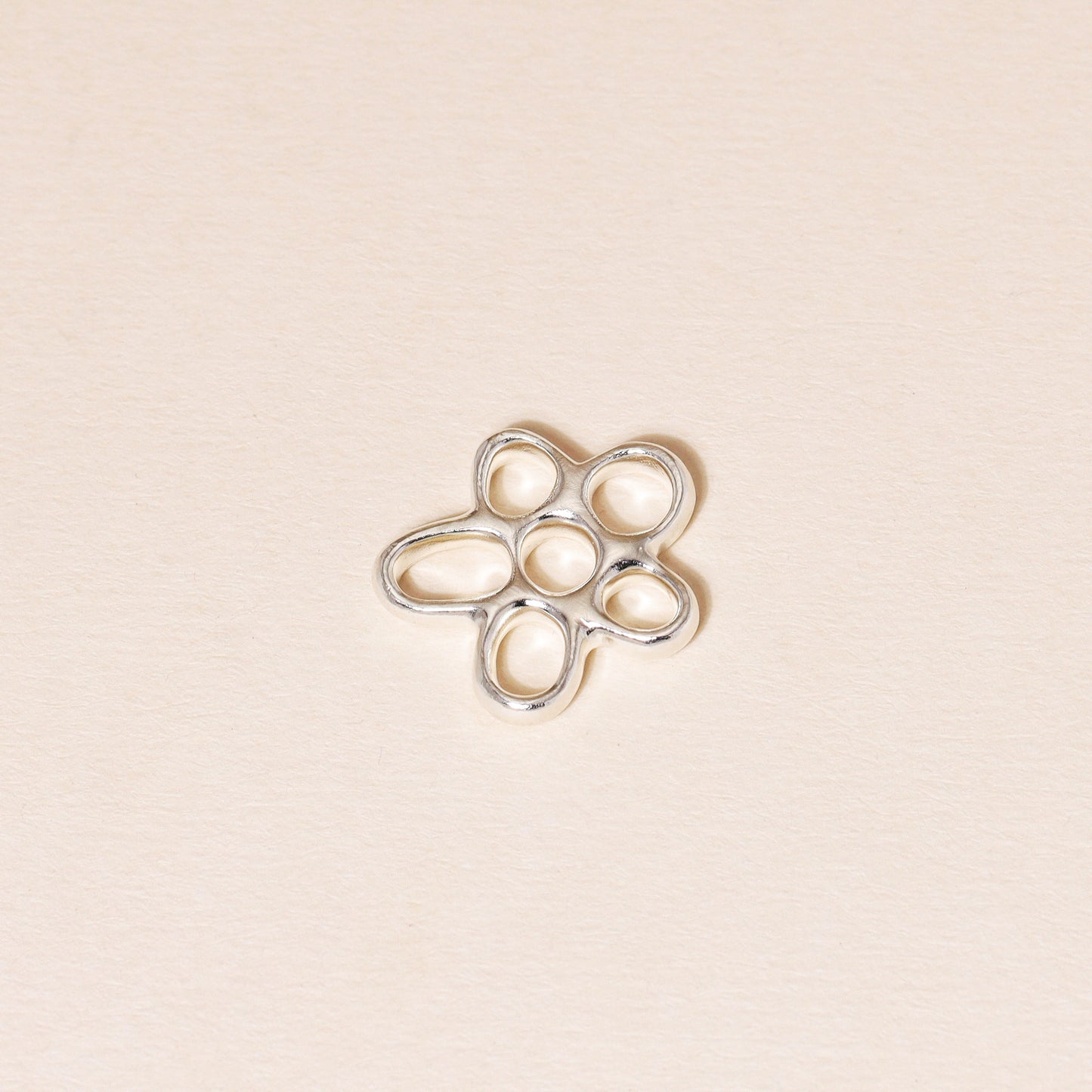 Hollow Flower Charm Necklace