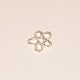 Hollow Flower Charm Necklace