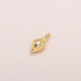Lemon Charm Necklace 14K Solid Gold