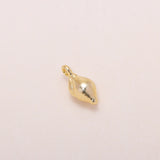Lemon Charm Necklace 14K Solid Gold