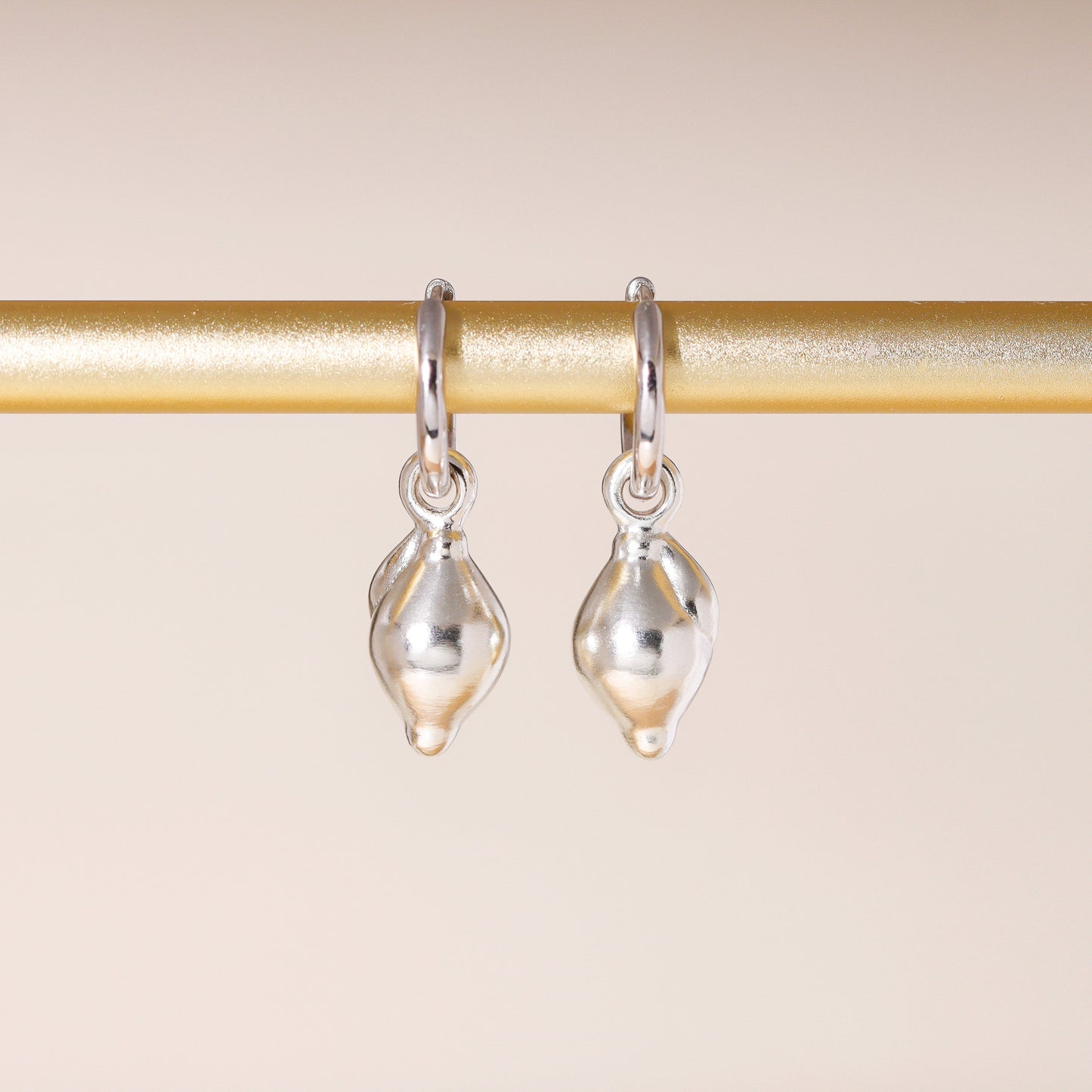 Lemon Hoop Earrings