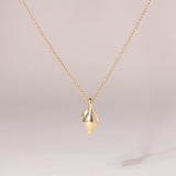 Lemon Charm Necklace 14K Solid Gold