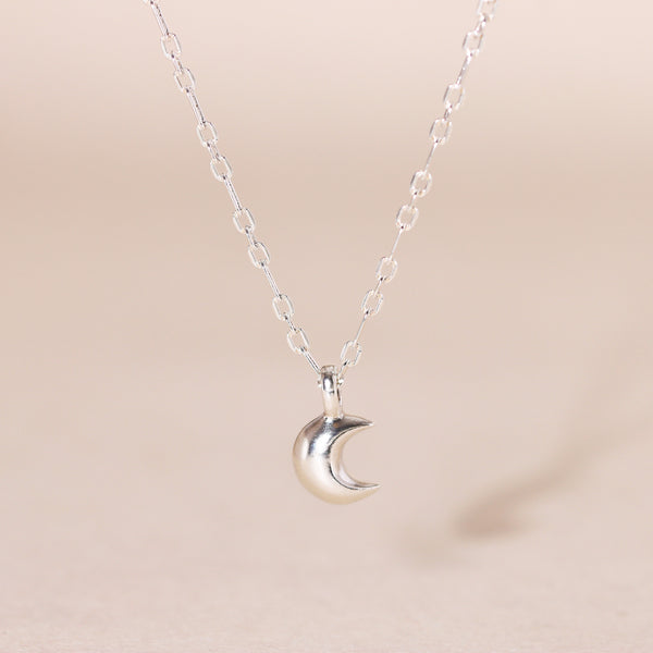 Little Moon Charm Necklace