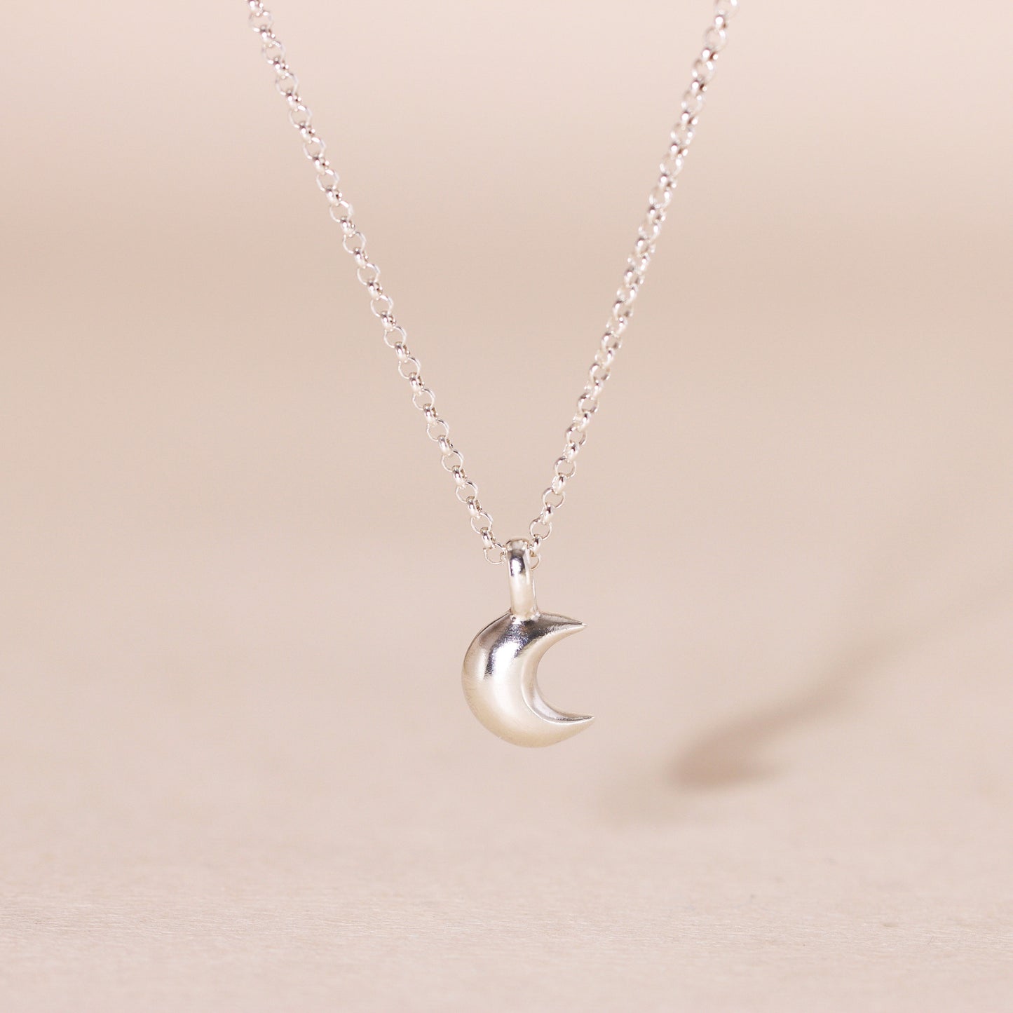 Little Moon Charm Necklace