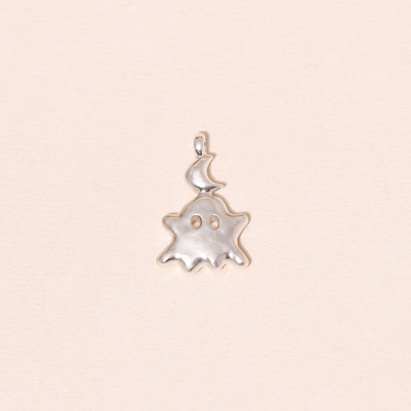 Little Moon Monster Charm Necklace