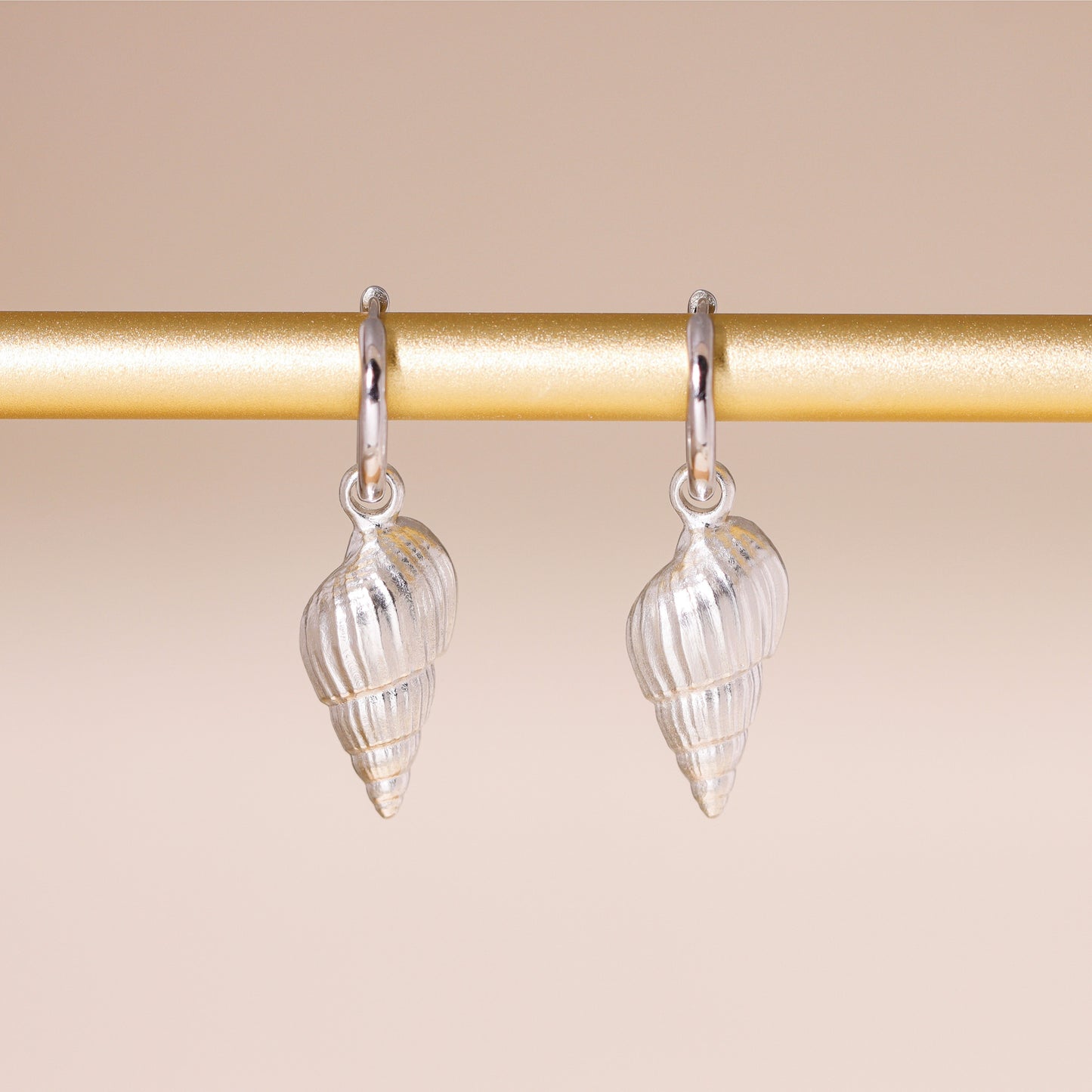 Sea Shell Hoop Earrings