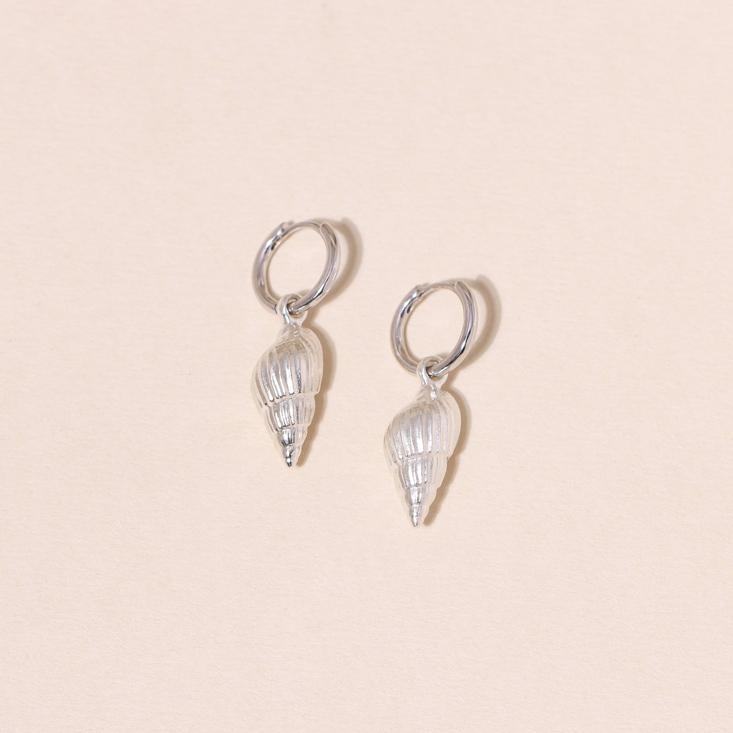 Sea Shell Hoop Earrings