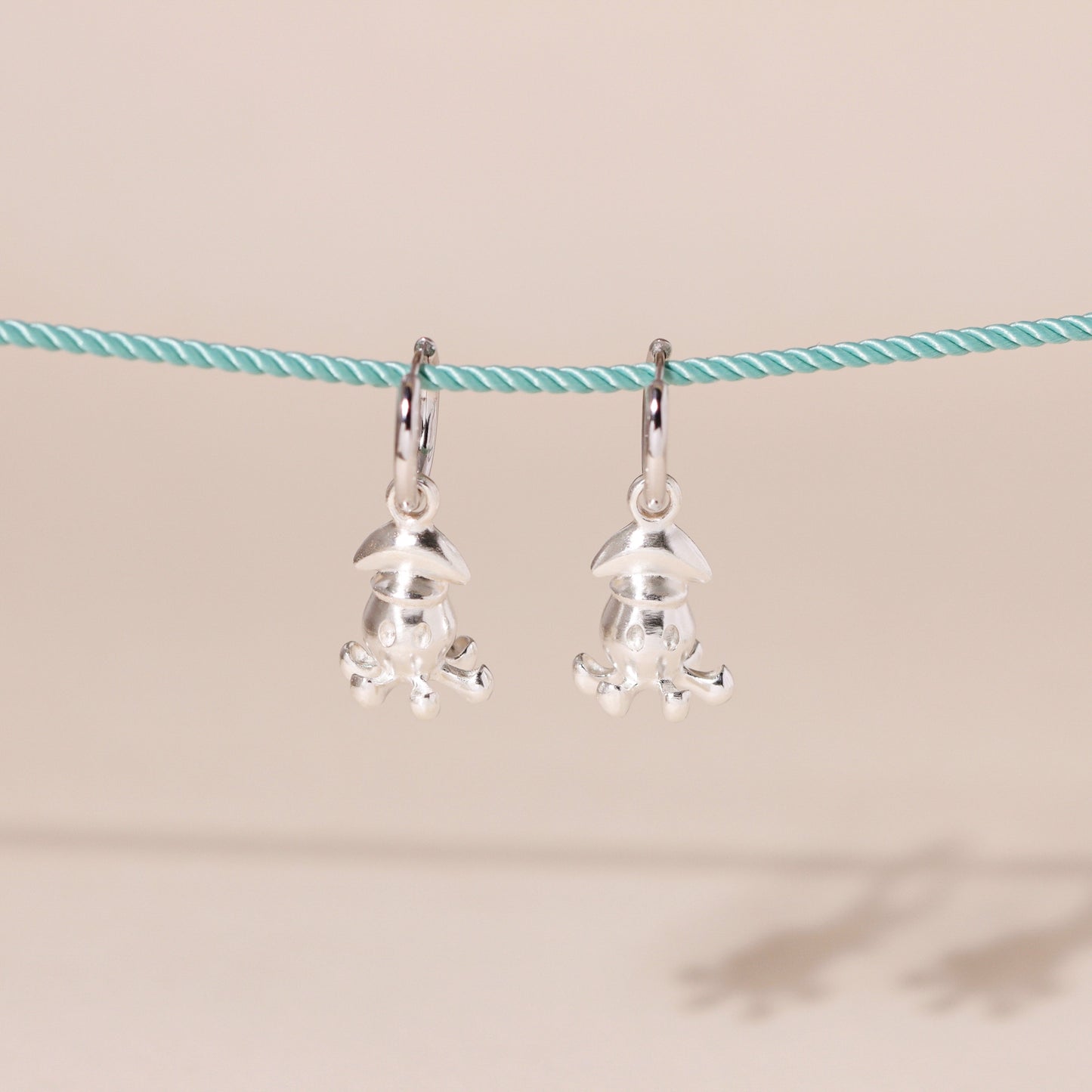 Little Squid Hoop Earrings