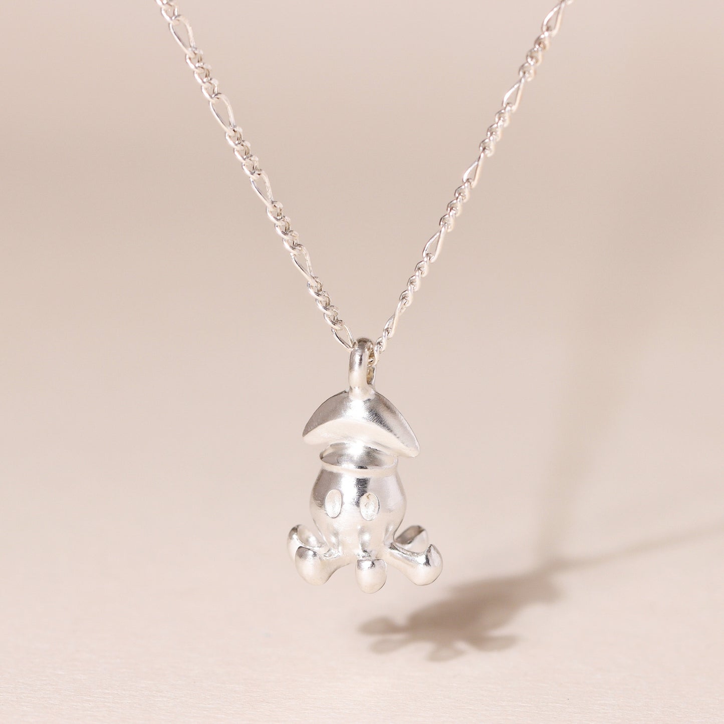 Little Squid Charm Necklace