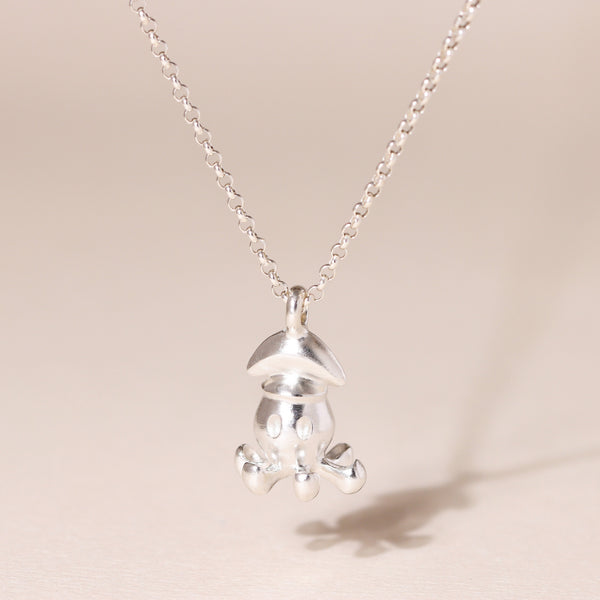 Little Squid Charm Necklace