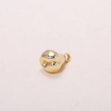 Pear Charm Necklace 14K Solid Gold