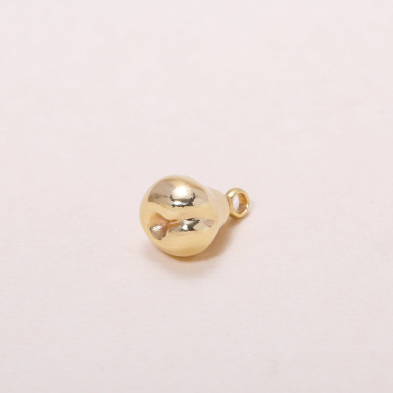 Pear Charm Necklace 14K Solid Gold